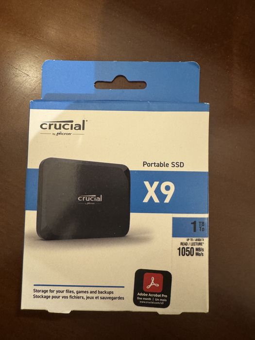Sprzedam dysk SSD X9 1TB Crucial nowy
