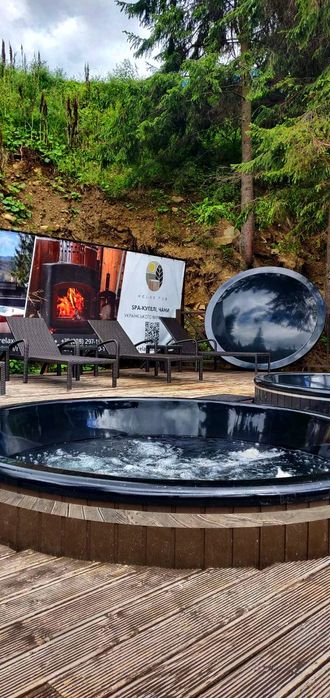 Чан! Джакузі! СПА Купель на дровах! Гідромасажна ванна! Виробник.