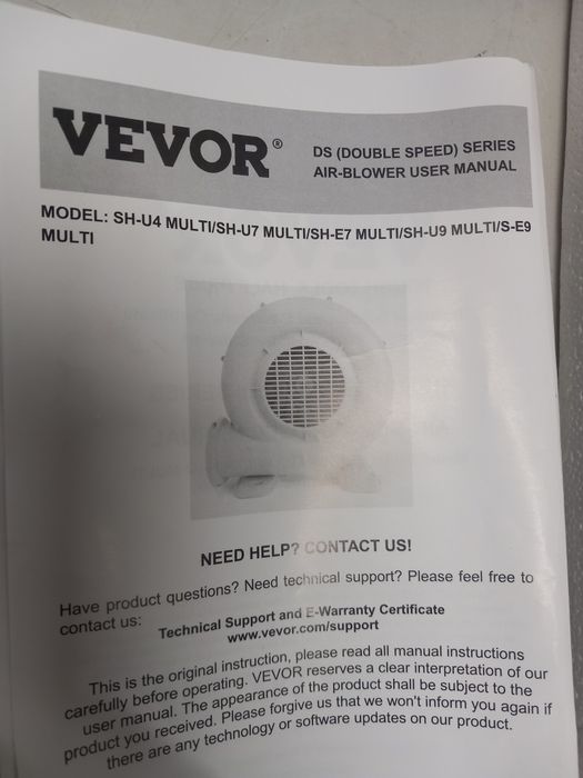 Turbina de encher insufláveis