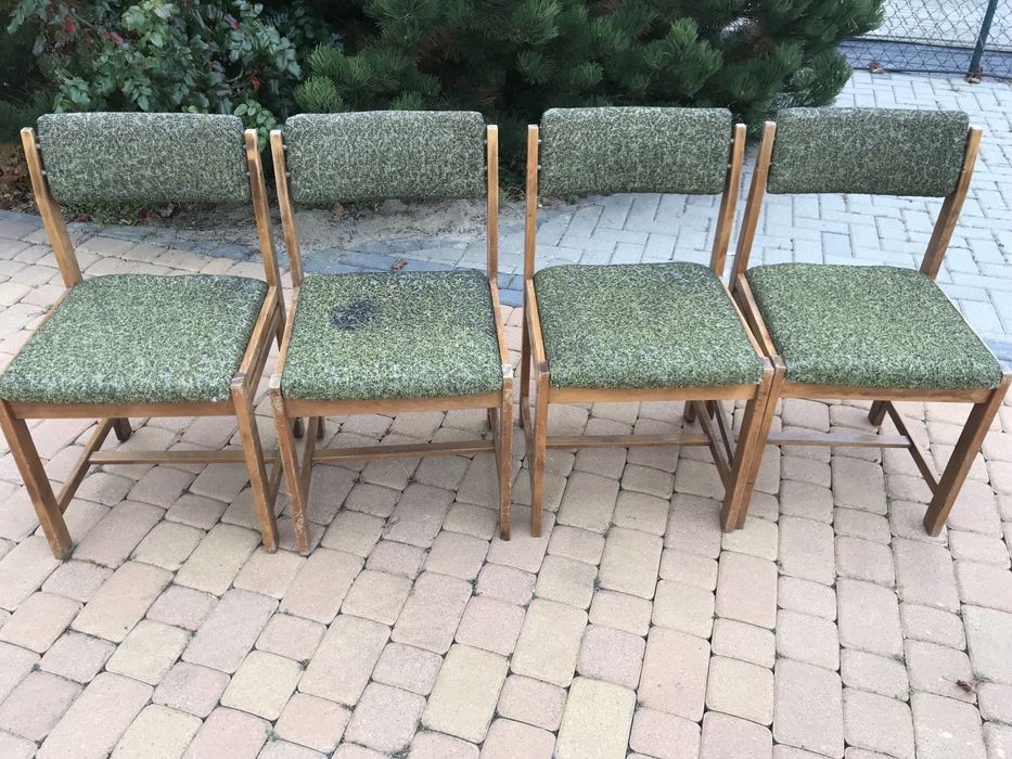 krzesła tapicerowane 4 szt dom, biuro, działka
