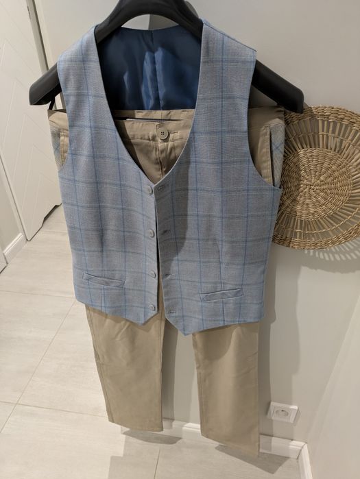 Garnitur ślubny jasny w stylu Boho