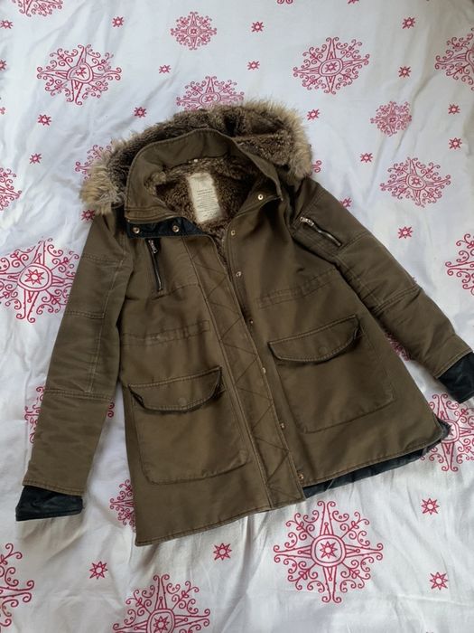 Parka z kapturem ZARA M