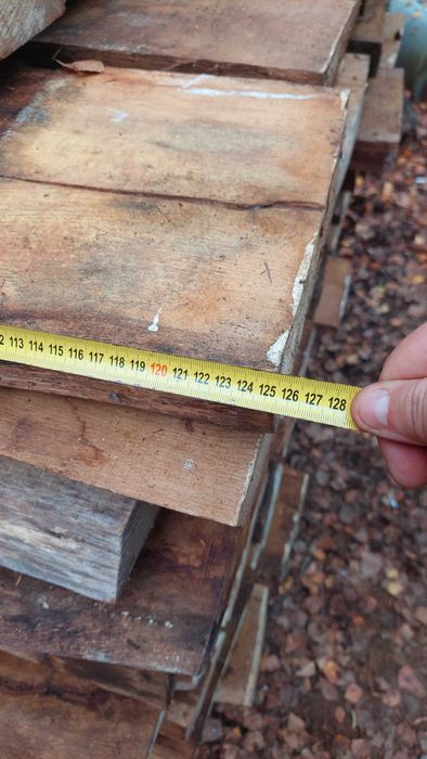 Dębina tarcica dębowa dł. 125  gr. 5  i 7 cm  sucha