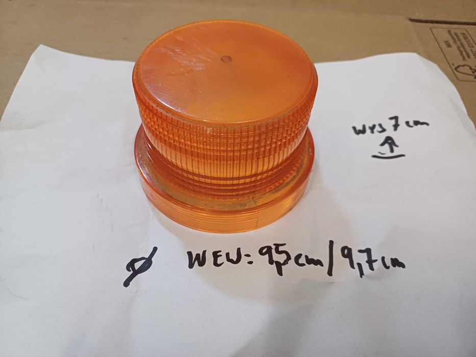 kogut klosz, lampa ostrzegawcza,  flashlight orange lamp