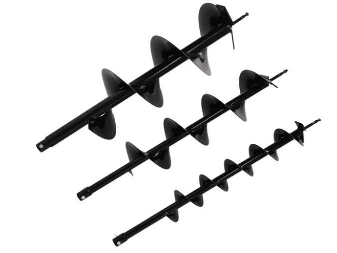 SPALINOWY ŚWIDER DO GLEBY DEDRA DED8809 52cm3  3 wiertła 100, 150, 200