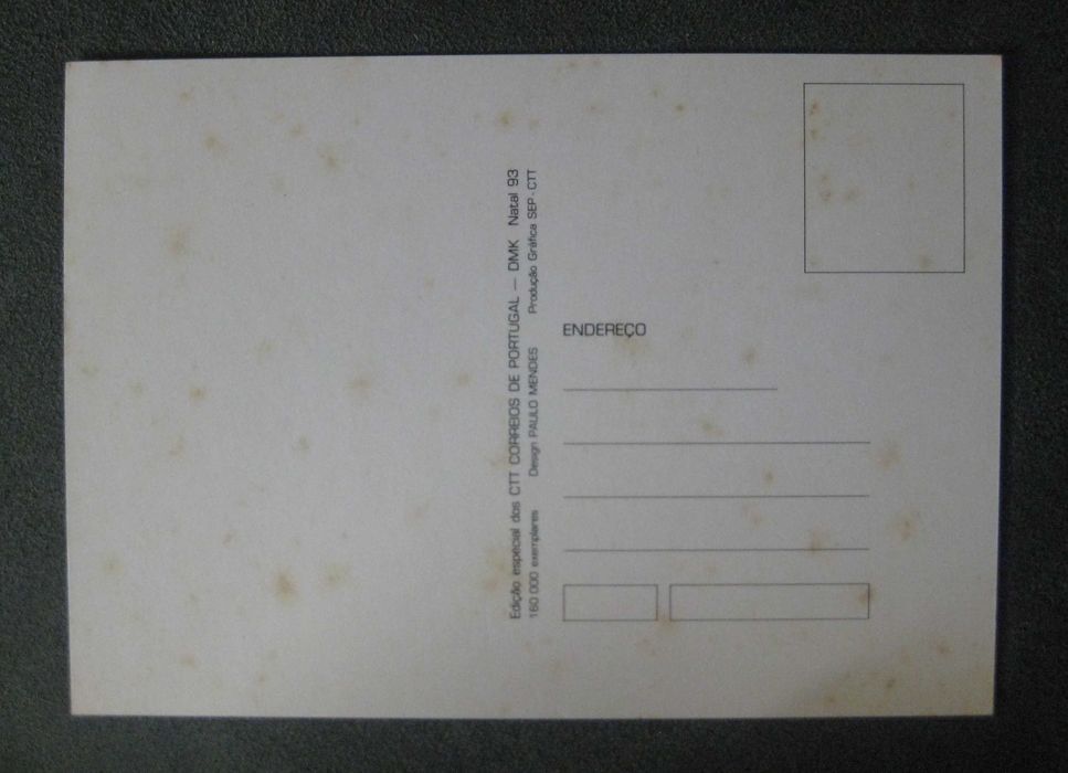 Conjunto de 3 Bilhetes Postais CTT e Marcador de Livros Magnético