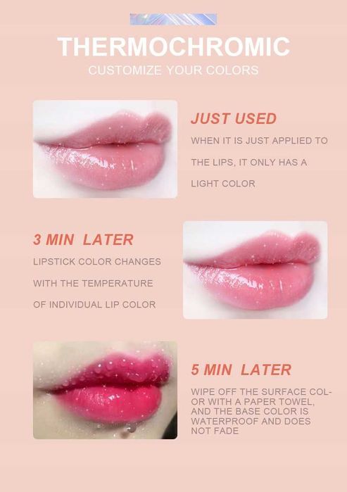 Leniwa Szminka Pomadka Błyszczyk do ust Nr 12