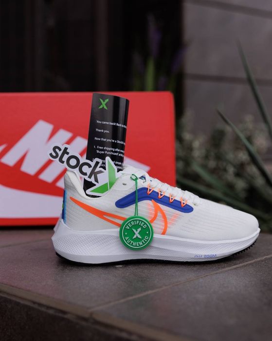 Nike Air Zoom Pegasus 39 White Blue Orange