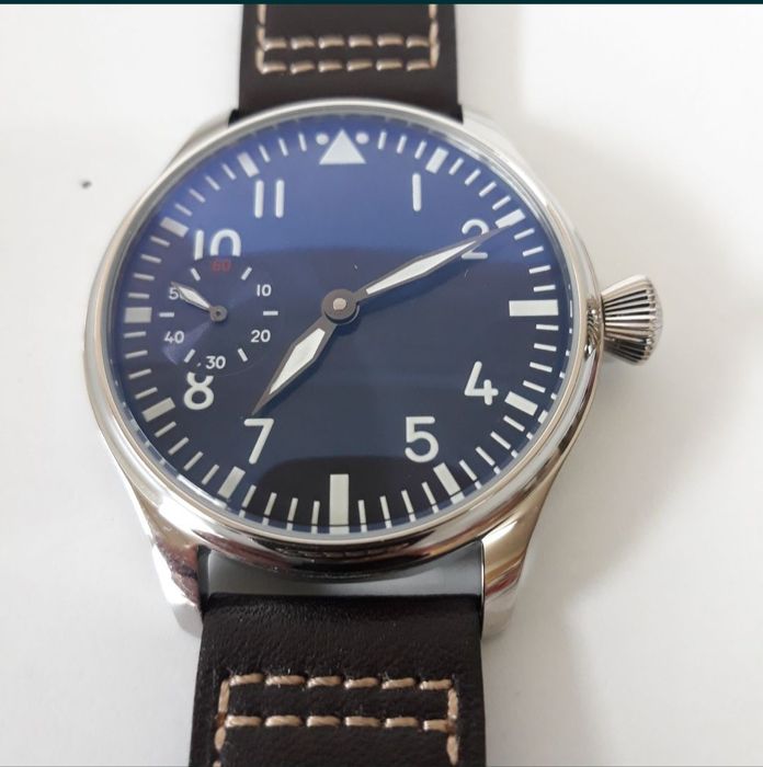 Relógio Parnis Pilot Corda Manual