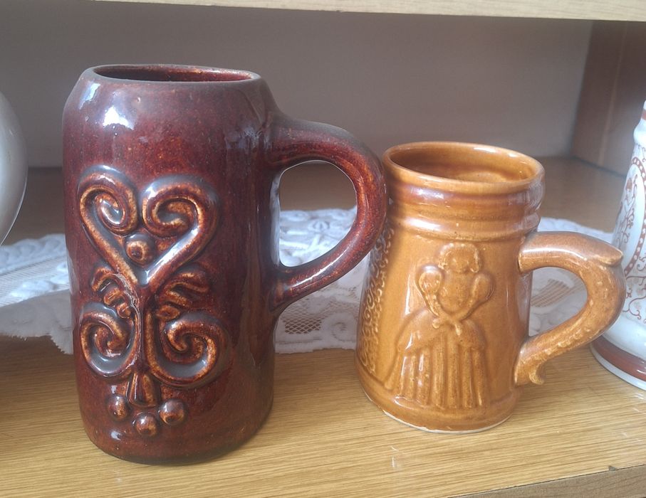 Kufle ceramiczne PRL