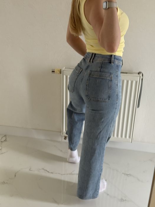 Джинси свісло сині, Mango S, 36