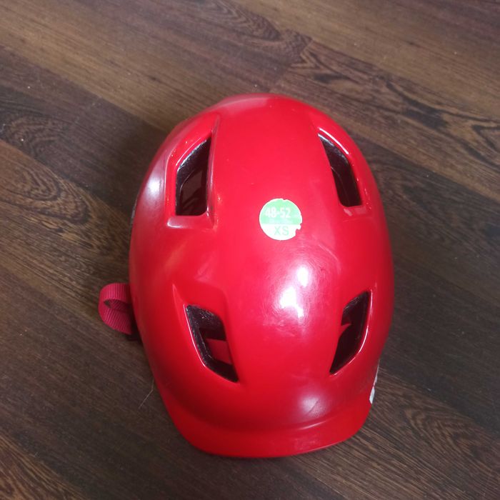 Kask dziecięcy btwin xs 48-52 czerwony