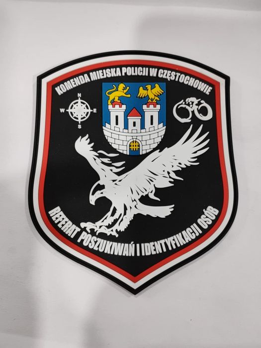 Naszywka policja - Zespół Przewodników oraz Referat Poszukiwań