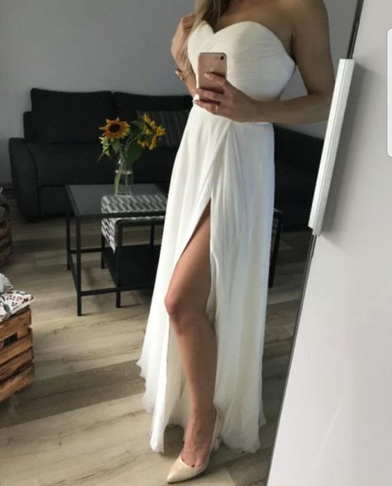 Suknia Ślubna bolerko welon ivory XS sweetheart