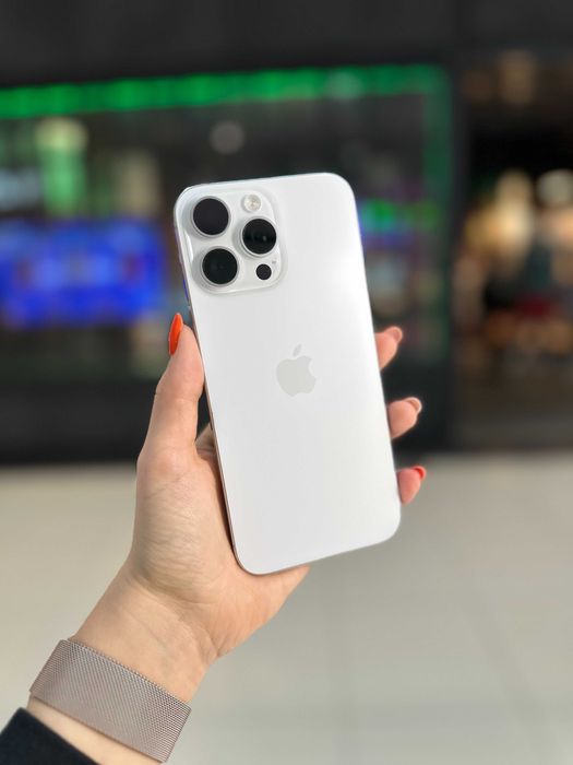 Biały iPhone 16 Pro Max 256GB/98% kondycji baterii/stan idealny/GWARANCJA 24MSC/WOLA PARK