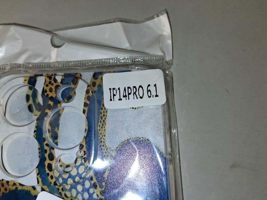 Y093 Etui do iPhone 14 Pro 6.1 Błyszczące Wzór Ośmiornica Nowe