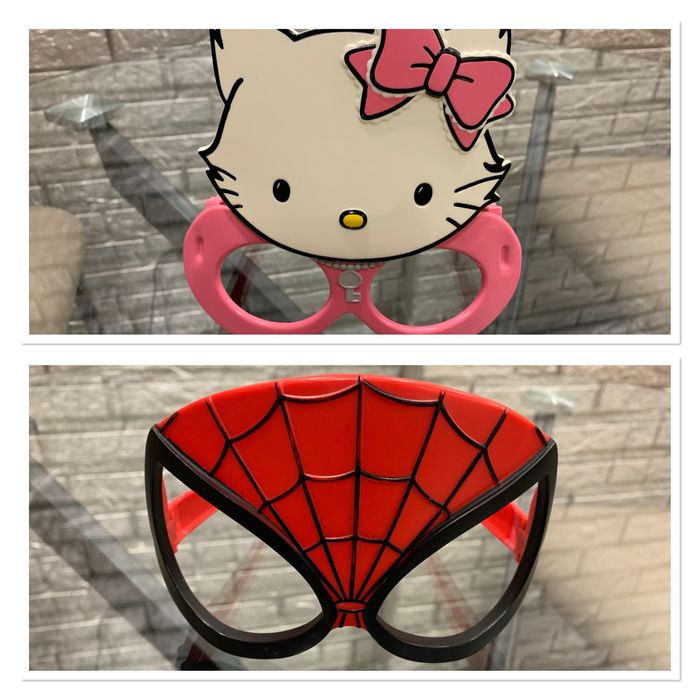 Очки (очки-маска) Человек-паук + очки Кошечка. (Новая)