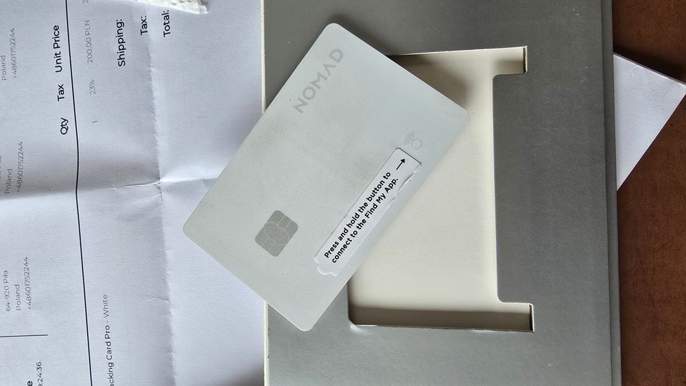 Nomad Tracking Card Pro Apple nowa