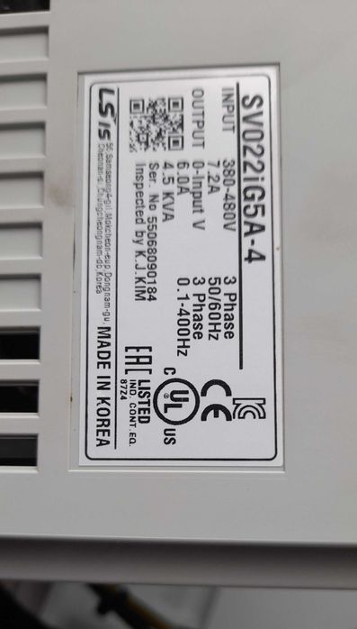 Falownik Lg Ls 2,2kw SV022IG5A-4