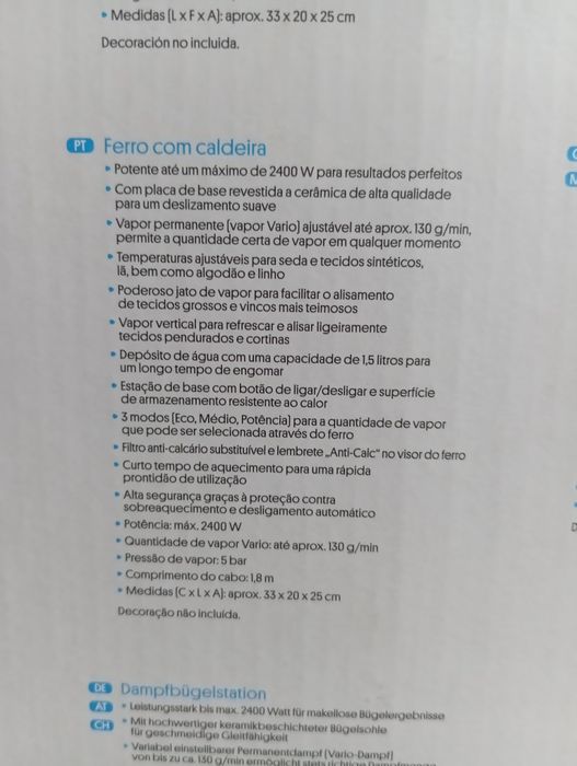 Ferro a caldeira