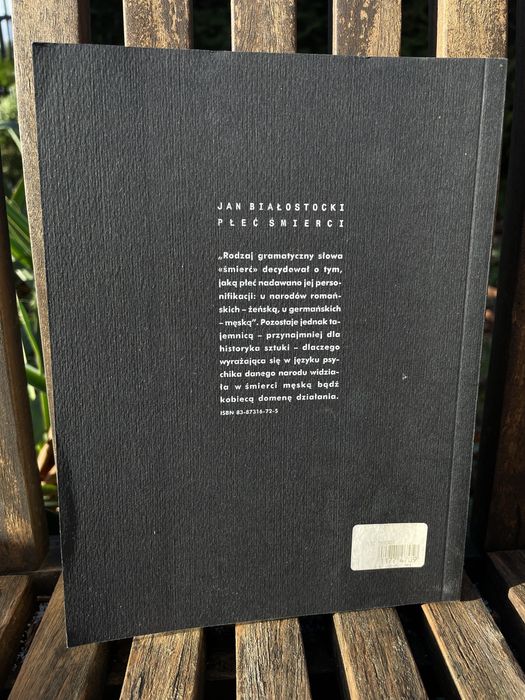 Płeć śmierci - Jan Białostocki
