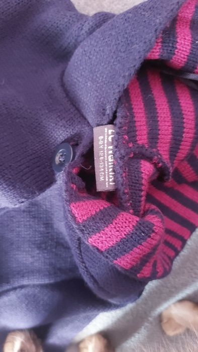 Накидка вязанная на девочку