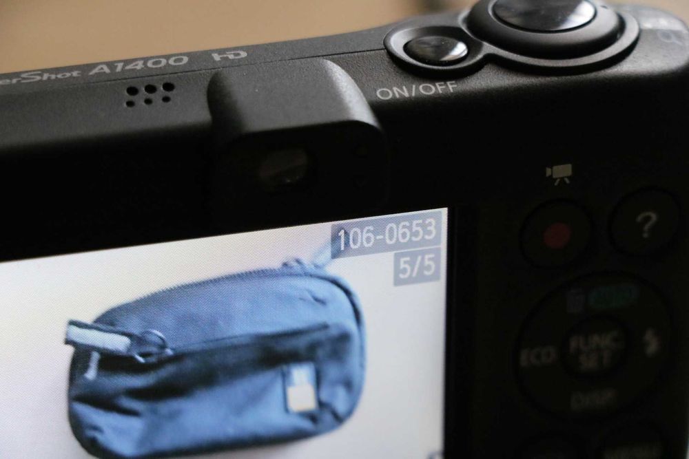 Canon A 1400 16 Mp, SD 8 GB, etui, smycz - stan perfekcyjny 691 plików  - wysyłka.