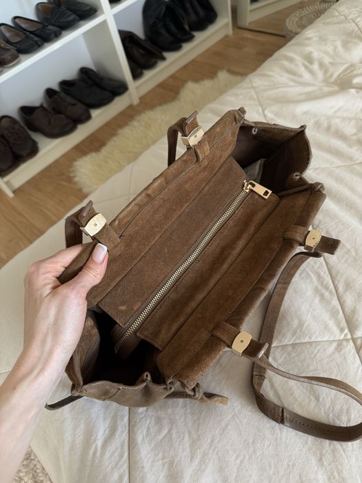 Замшевая сумка Mango