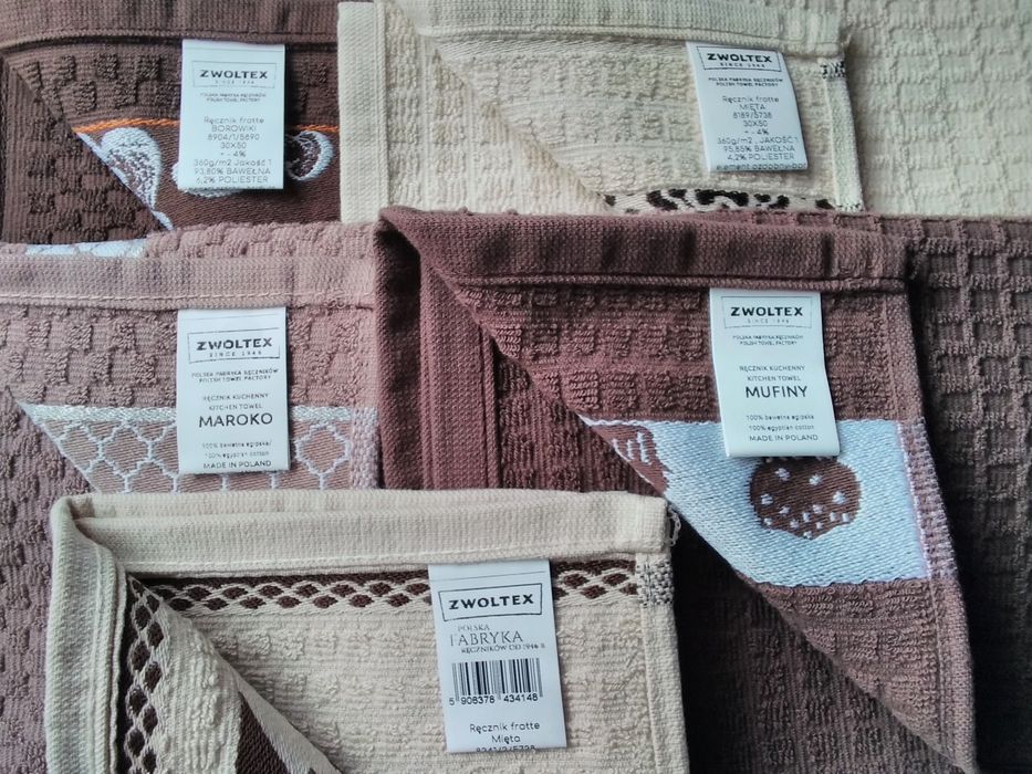 Zestaw ręczniczków kuchennych  - 5 sztuk