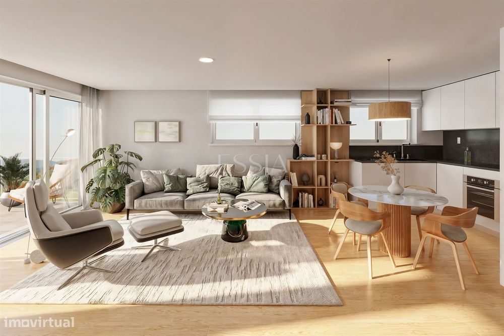 Apartamento T1 Novo com Varanda e Garagem em Condomínio com Lavandaria — Santa Marinha E São Pedro Da Afurada, Porto