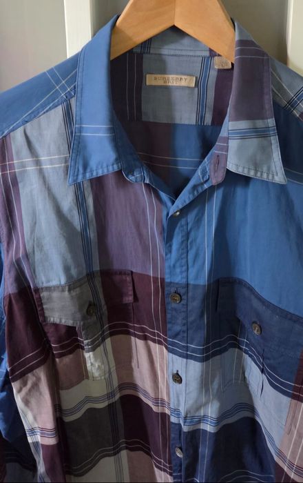 Burberry koszula L krata 100% oryg nr seryjny piękna prezent unikat