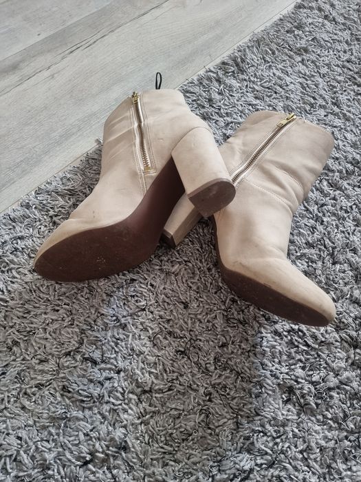 Botki beżowe H&M