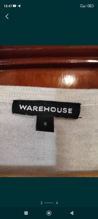 Практически новая кофта, Реглан Warehouse р. 44 ( S)  Англия