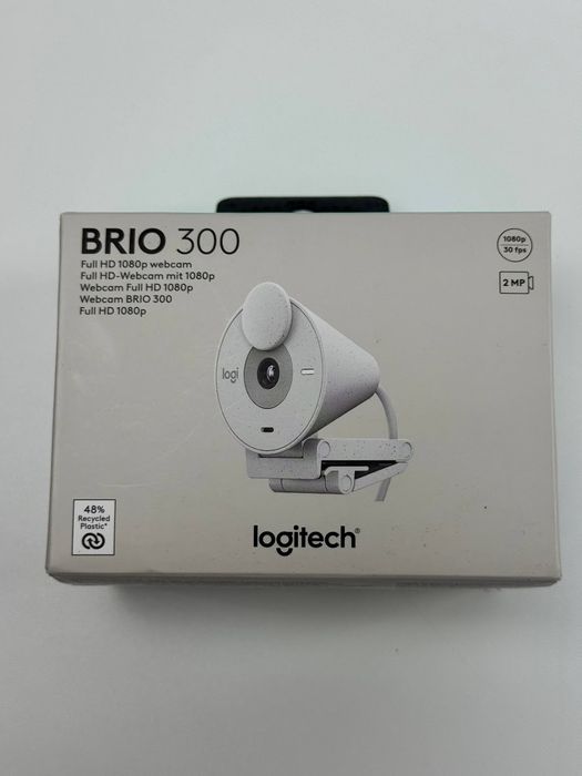 Веб-камера Logitech Brio 300 Off-White (‎960-001442)