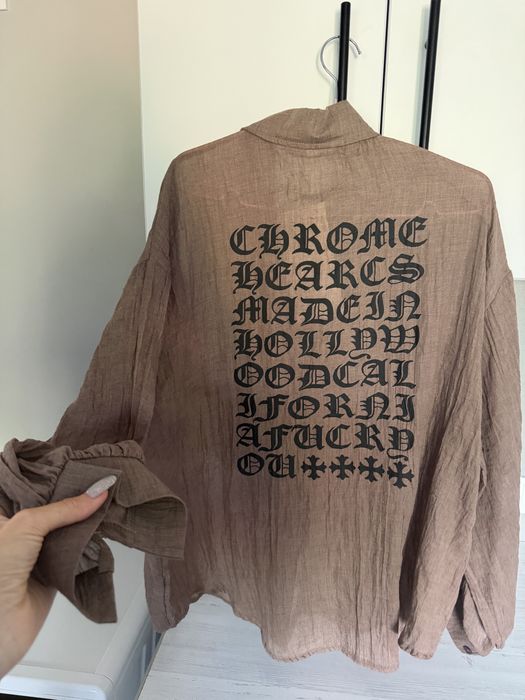 Сорочка рубашка марльовка chrome hearts‼️‼️‼️‼️‼️розпродаж