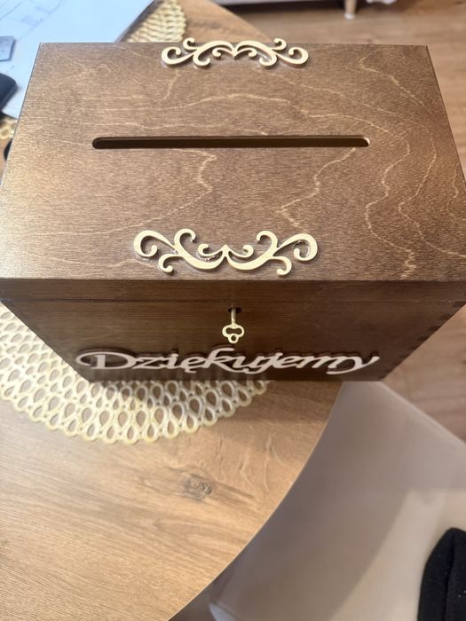Skrzynka na koperty dziekujemy