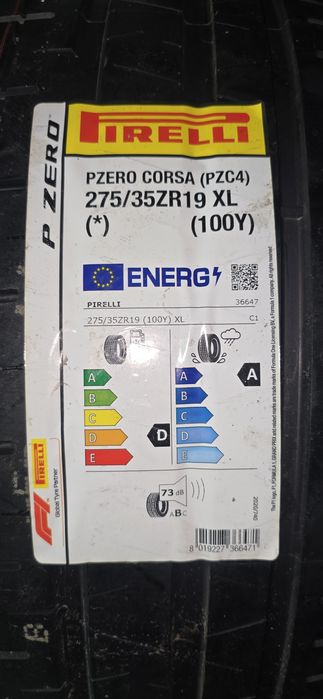 275/35/19_245/40/19 Pirelli p zero Corsa homologacja BMW kpl.Nowy