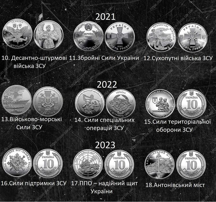 Монета Ми сильні. Ми разом. Донецька Луганська області 10 грн