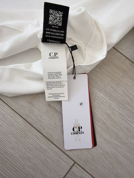 Футболка C.P. Company / футболка сп компані біла