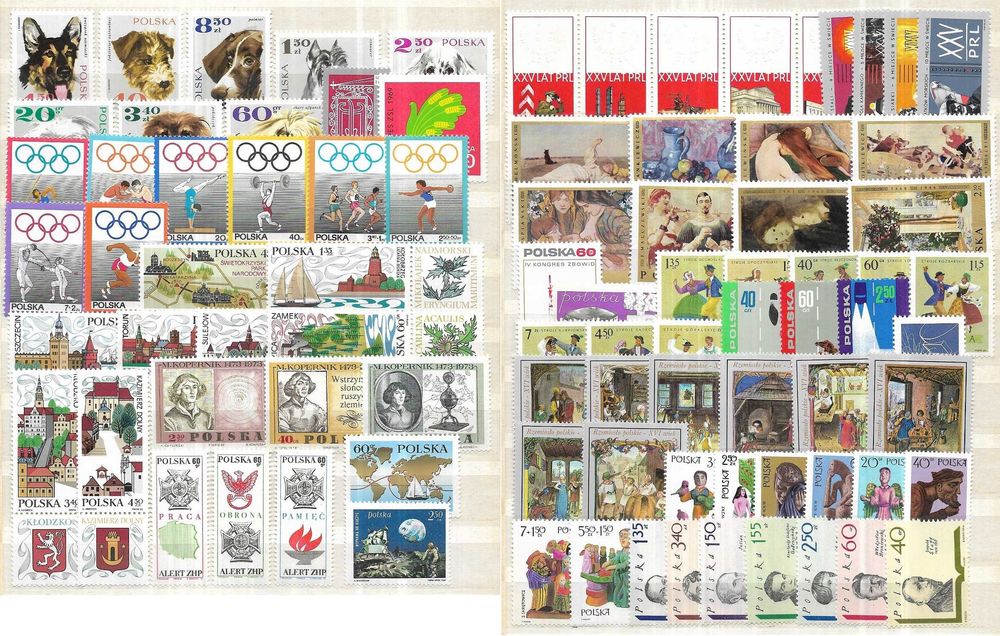 Rocznik 1969 ** czysty - znaczki pocztowe