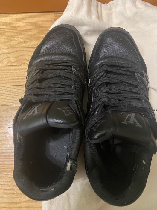 кроссовки луи витон trainer black