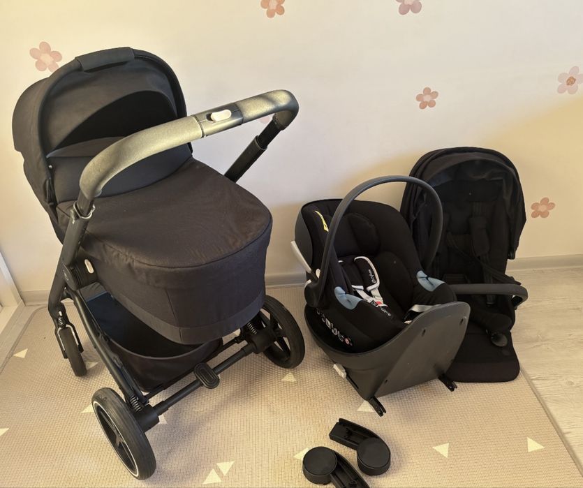 Wózek czarny Cybex Balios S 3w1