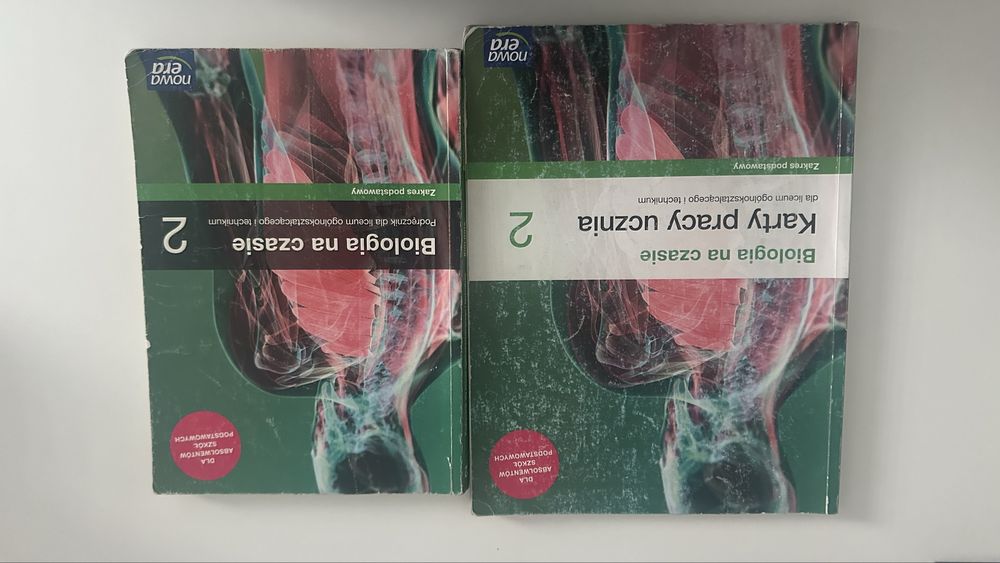 podręcznik i ćwiczenia biologia