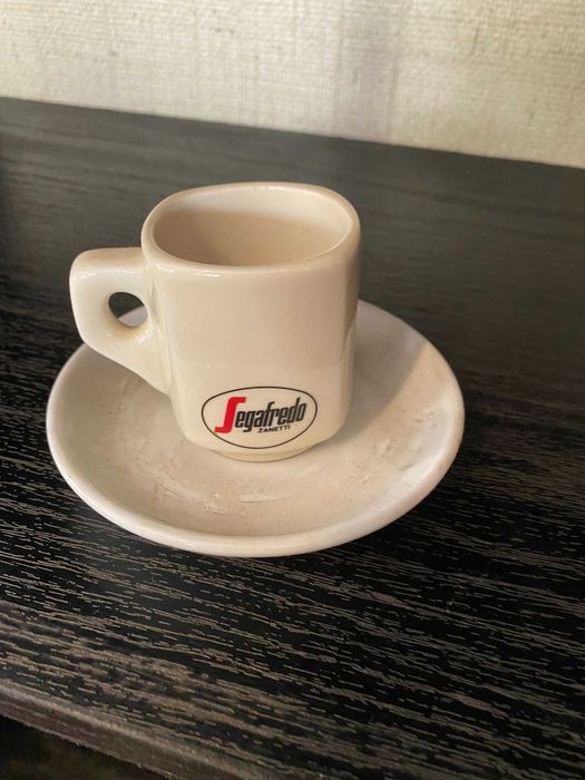 conjunto chavena e pires segafredo branca