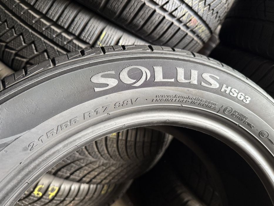 Літні шини 215/55 R17 Kumho Solus HS63 4шт. 95% 2024