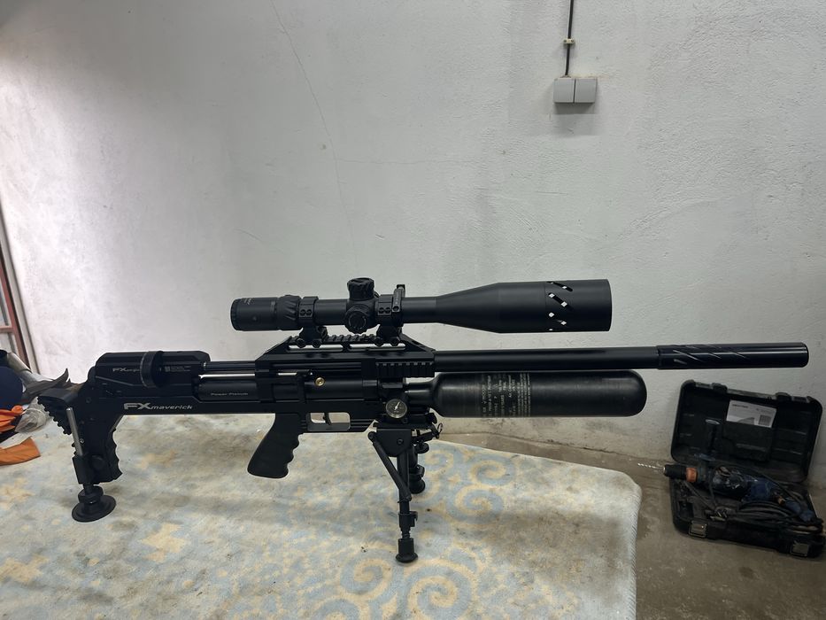 Carabina pcp fx maverick  sniper calibre obcional