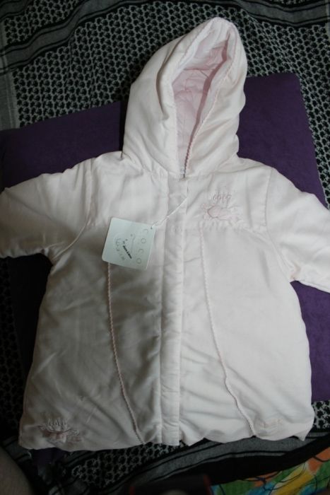 Różowa kurteczka Coco Collection 74 cm 6-12 mies. COCO CHANNEL