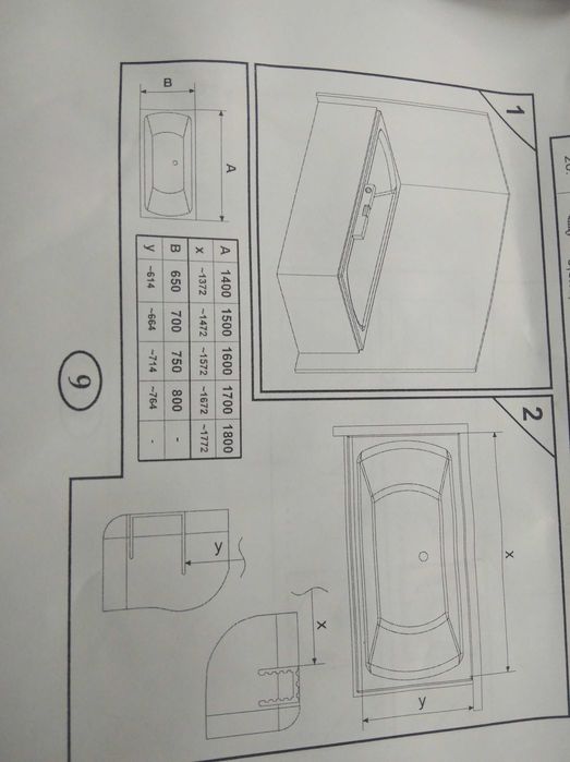 Розсувні шторки для вани Radaway vesta dwd+s