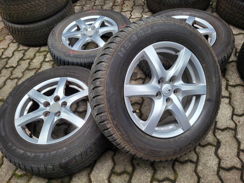 Koła 16" 5x100 Subaru Forester Outback XV z oponami zimowymi