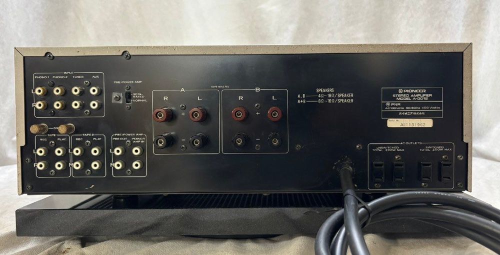Pioneer A-0012 (A-27) Modelo Mercado Doméstico Japonês (100v)